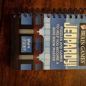 Blue and Brown Spiral Notebook with Brass Padlock